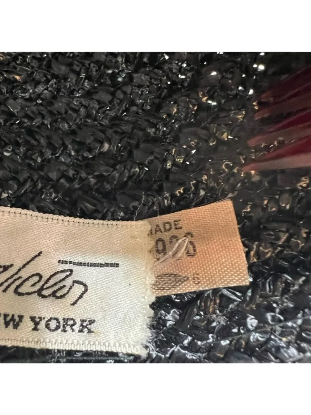 Miss Sally Victor New York Women's 6 Vintage Veiled Pillbox Hat 1950's Antique
